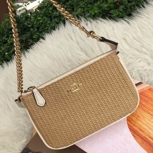 coach straw bag